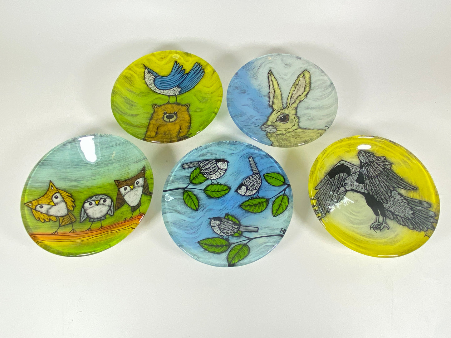 5.5 inch bowl by Silly Dog Art Glass