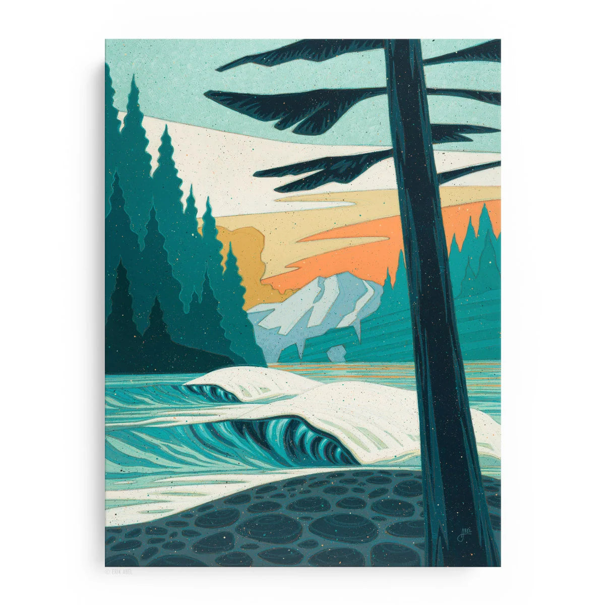 Happy Ending Print by Erik Abel