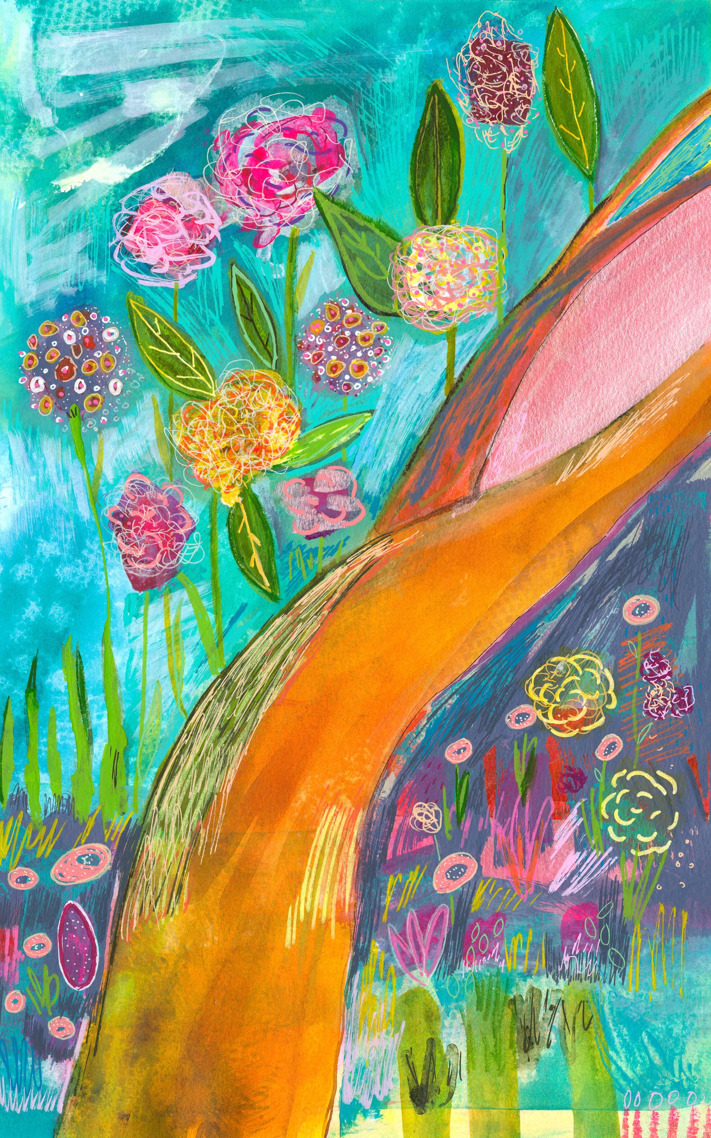Framed - Burgeoning Spring Print by Jennifer O'Reilly - OF