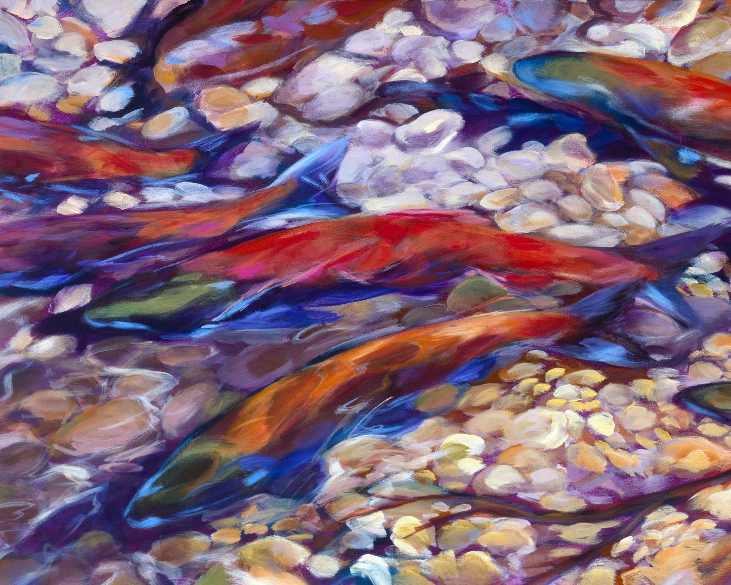 Clear Creek Print by Susan Luckey Higdon