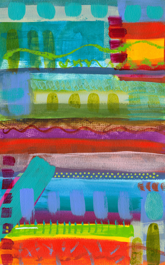 Fiesta Print by Jennifer O'Reilly