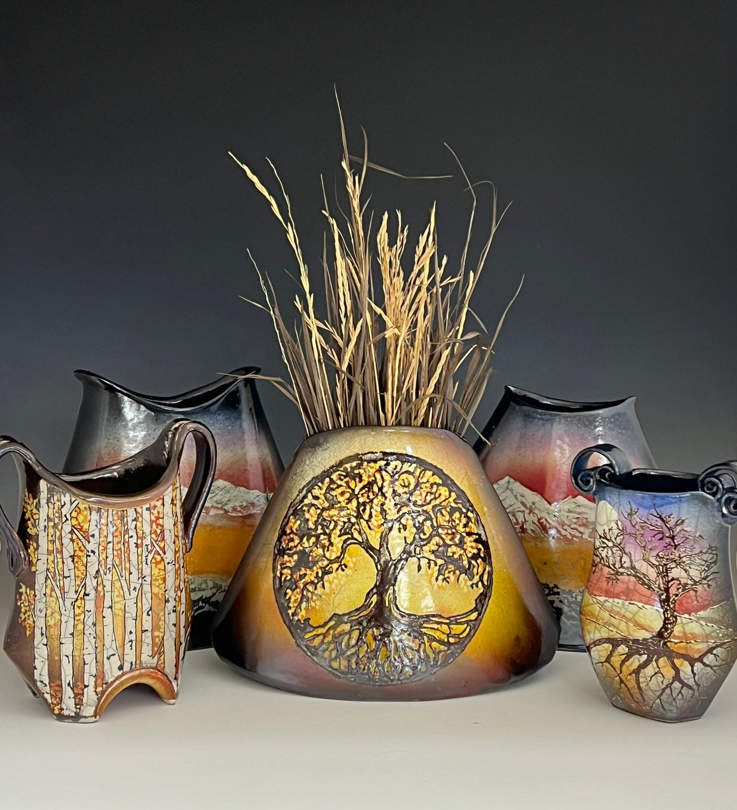 Batik Vase by Muddy Creek Studio