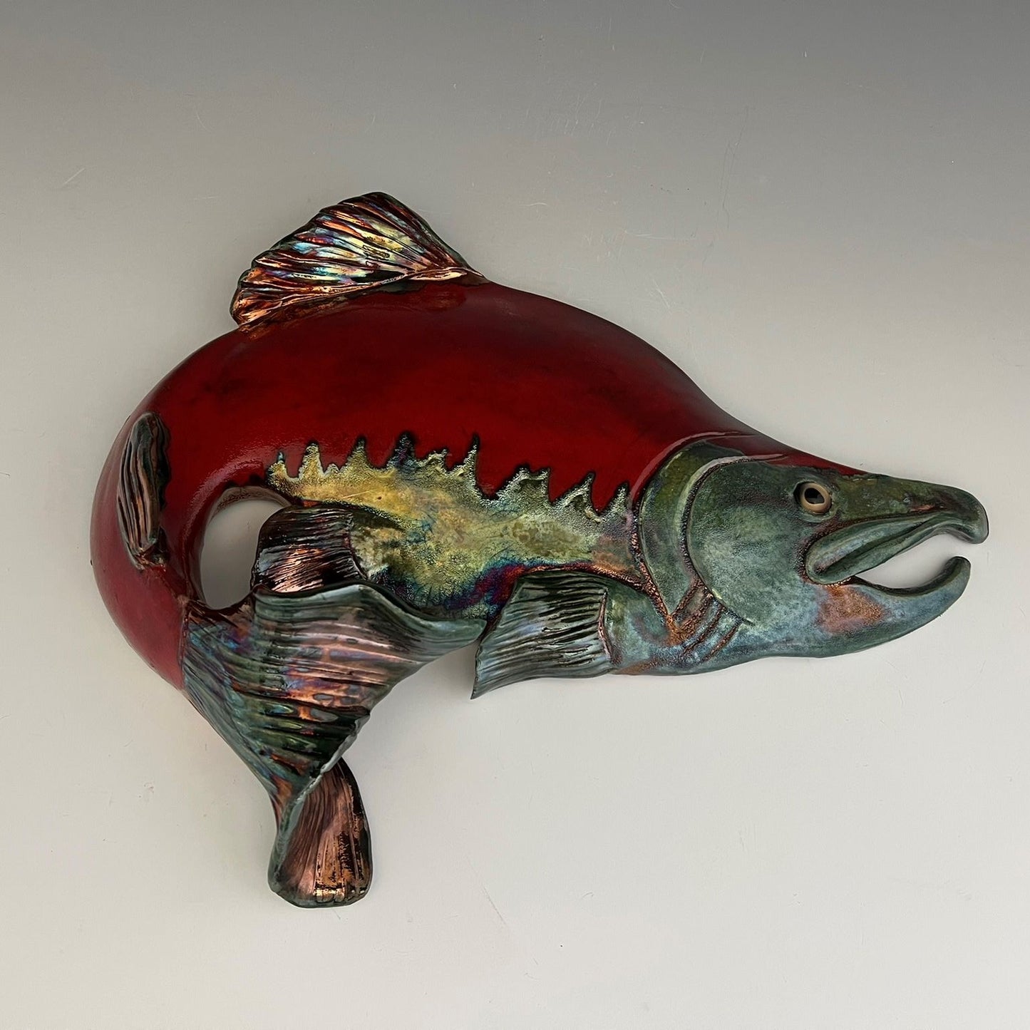 Raku Fish by Muddy Creek Studio