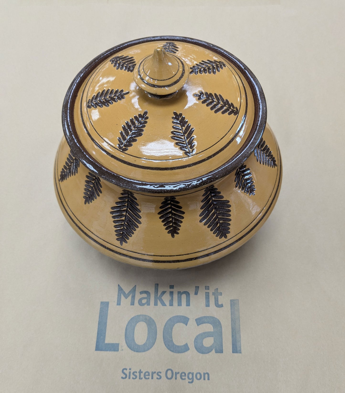 Lidded Jar Pottery by KF Stoneware