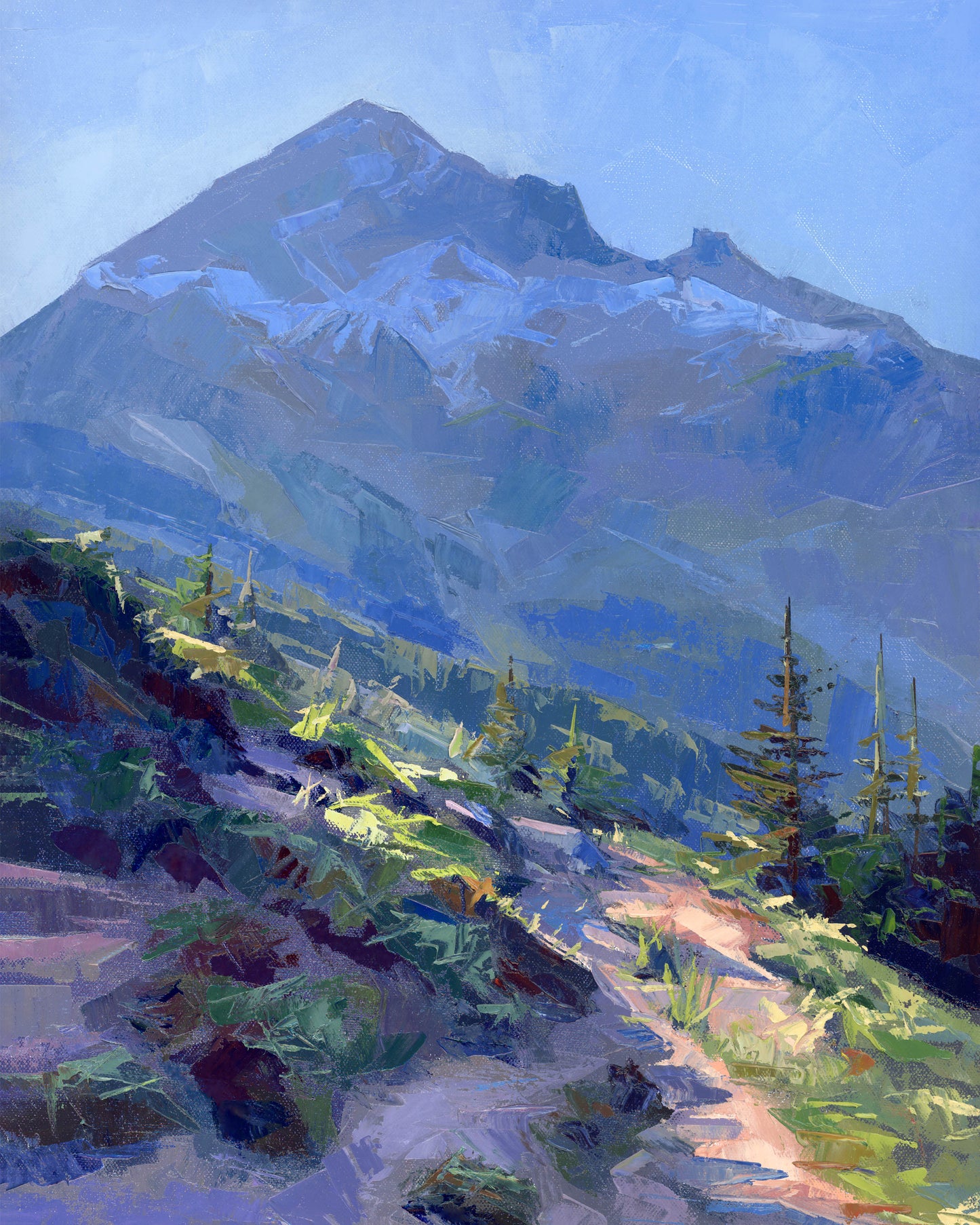 Lighted PathFine Art Print by Taylor Manoles