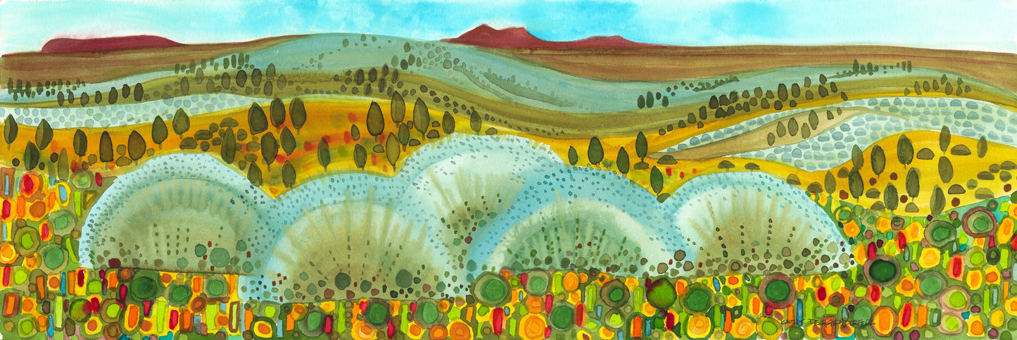 Patterns in the Sage Print by Kathy Deggendorfer