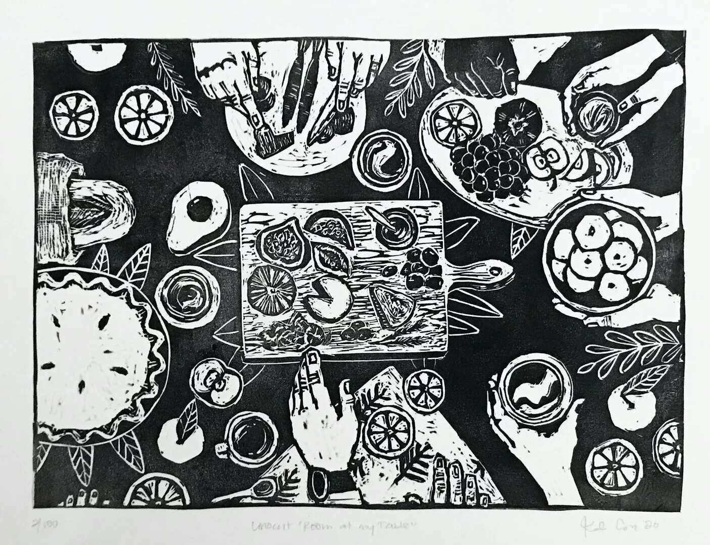 Room at my table - Print by Kelsi Cross