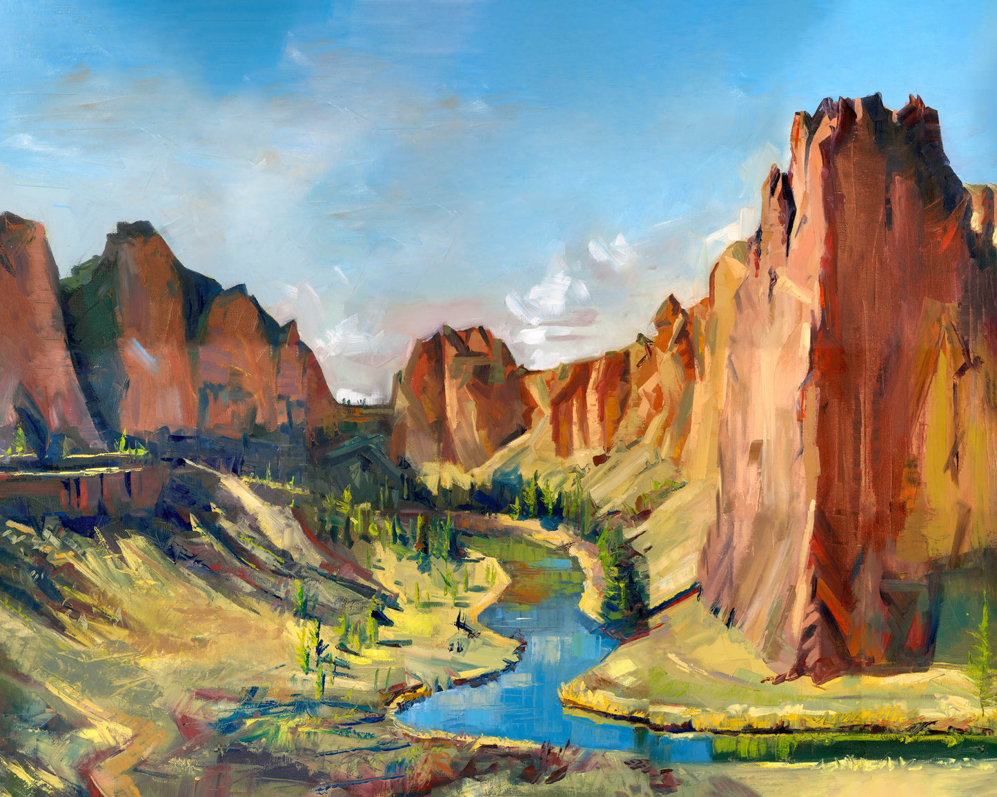 Smith Rock Fine Art Print by Taylor Manoles