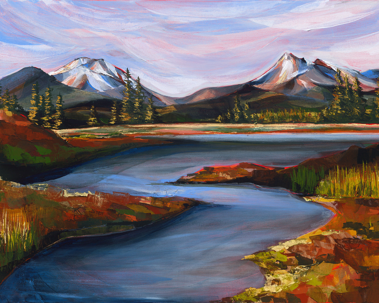 Sparks Lake III Print by Lindsay Gilmore