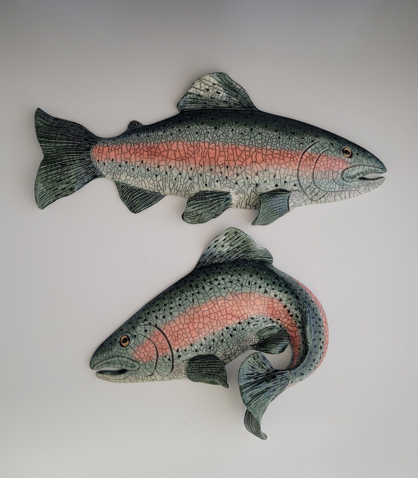 Raku Fish by Muddy Creek Studio