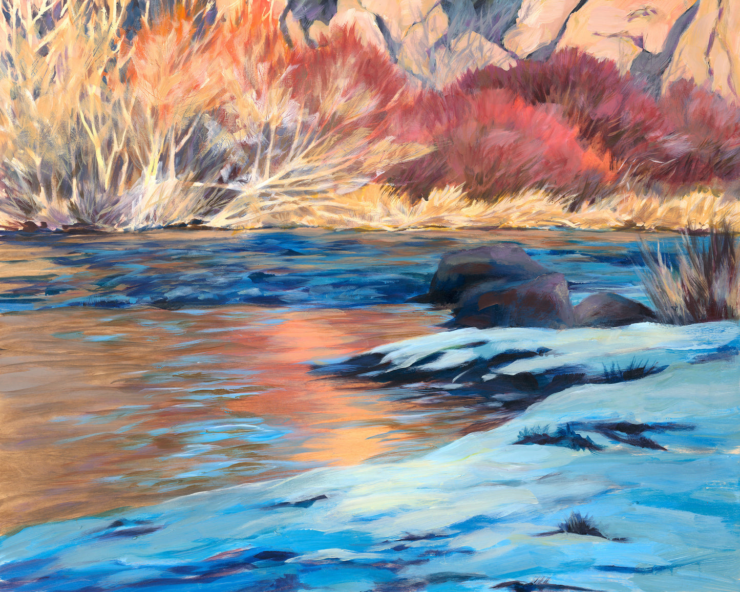 Warm Winter Print by Susan Luckey Higdon