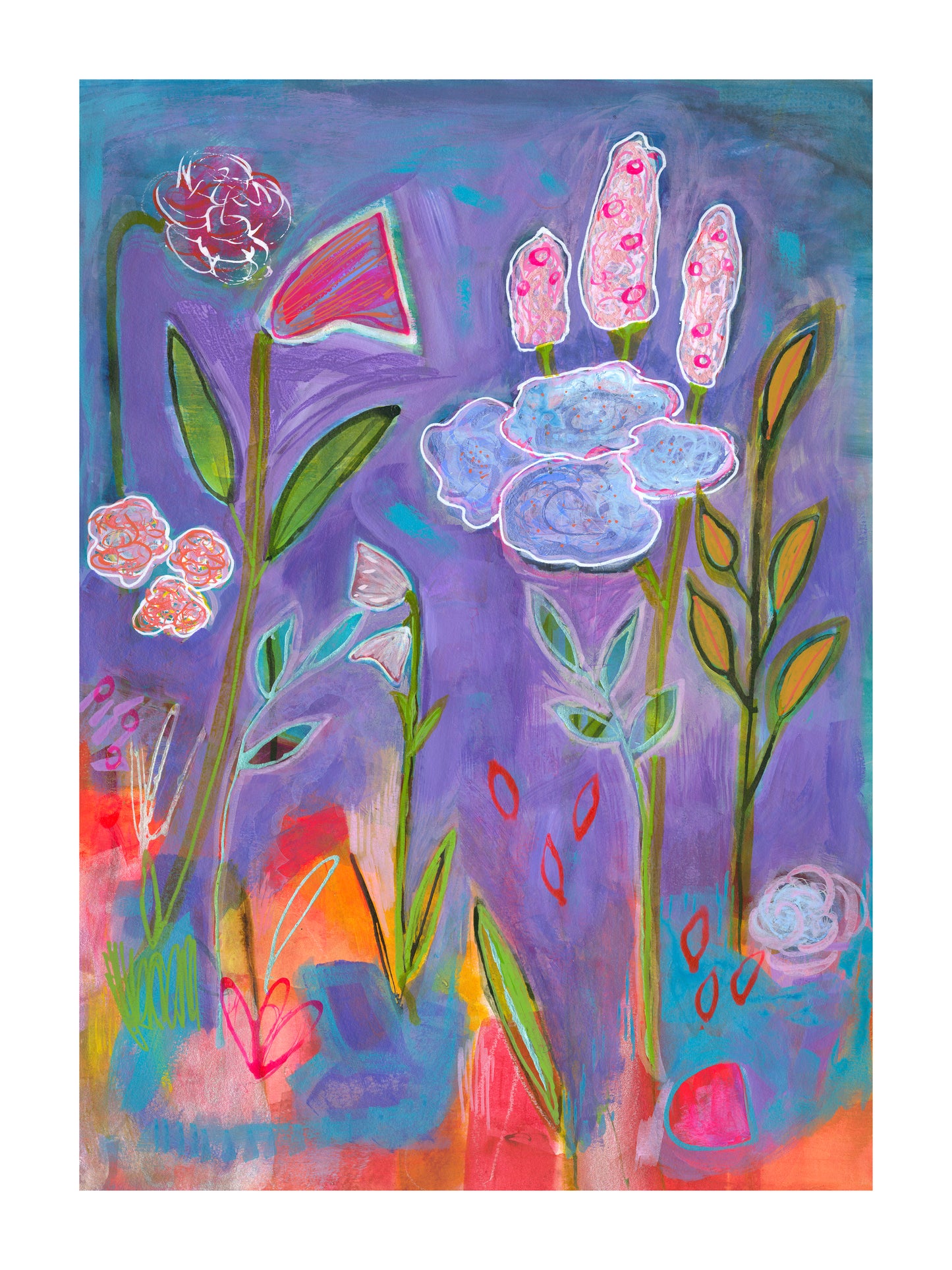 Amethyst Sky Print by Jennifer O'Reilly