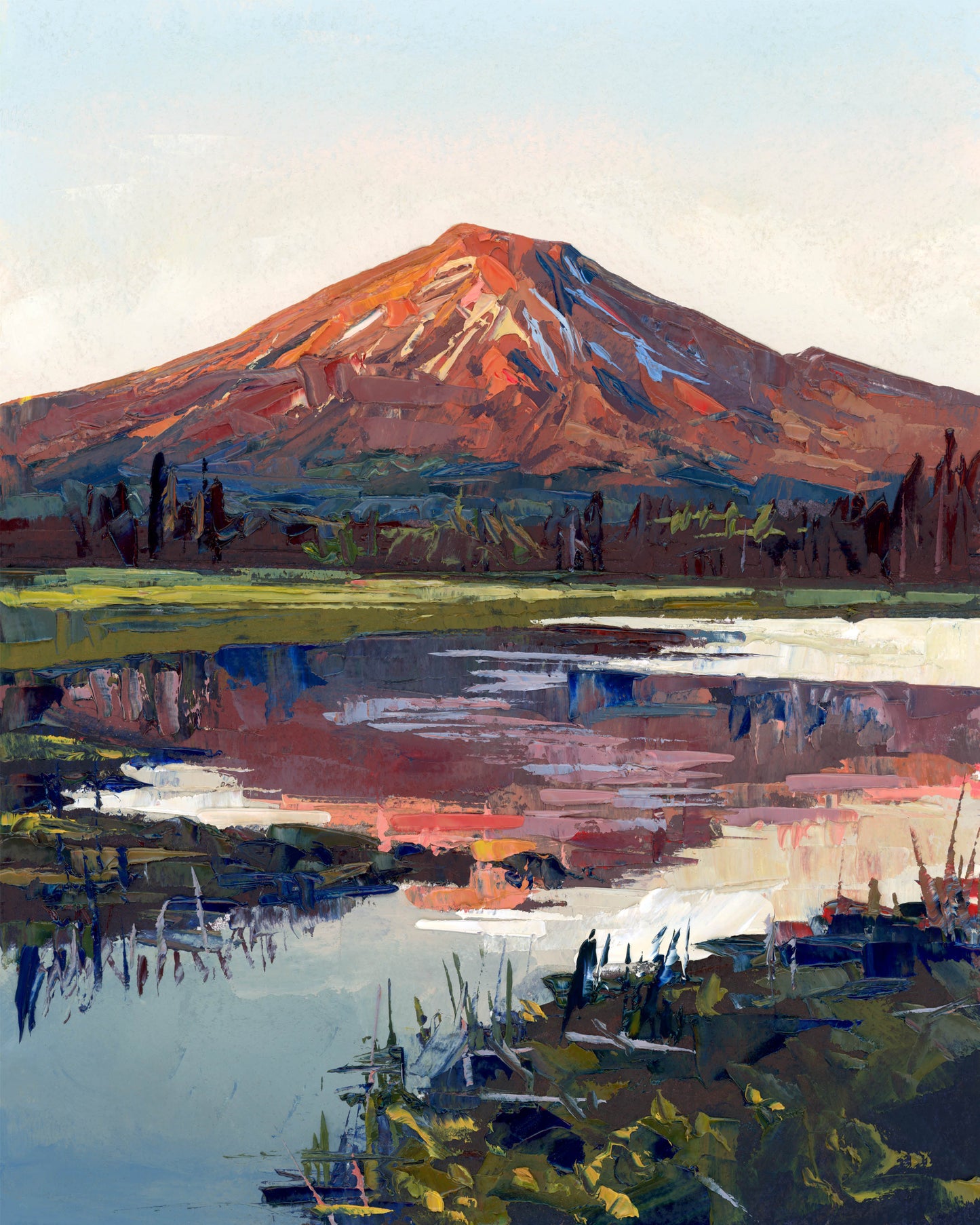 Mt Bachelor Fine Art Print by Taylor Manoles