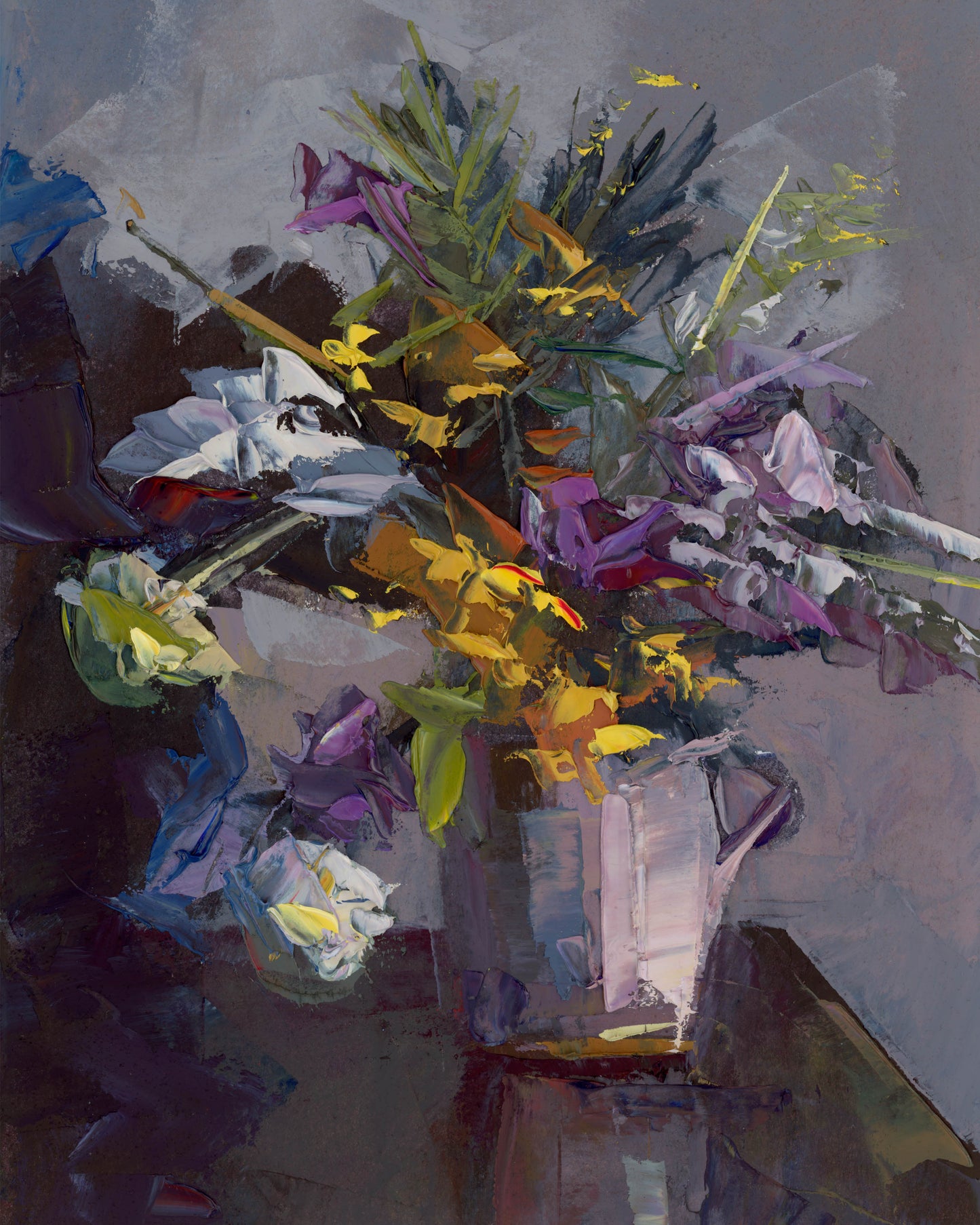 Purple Bunch Fine Art Print by Taylor Manoles