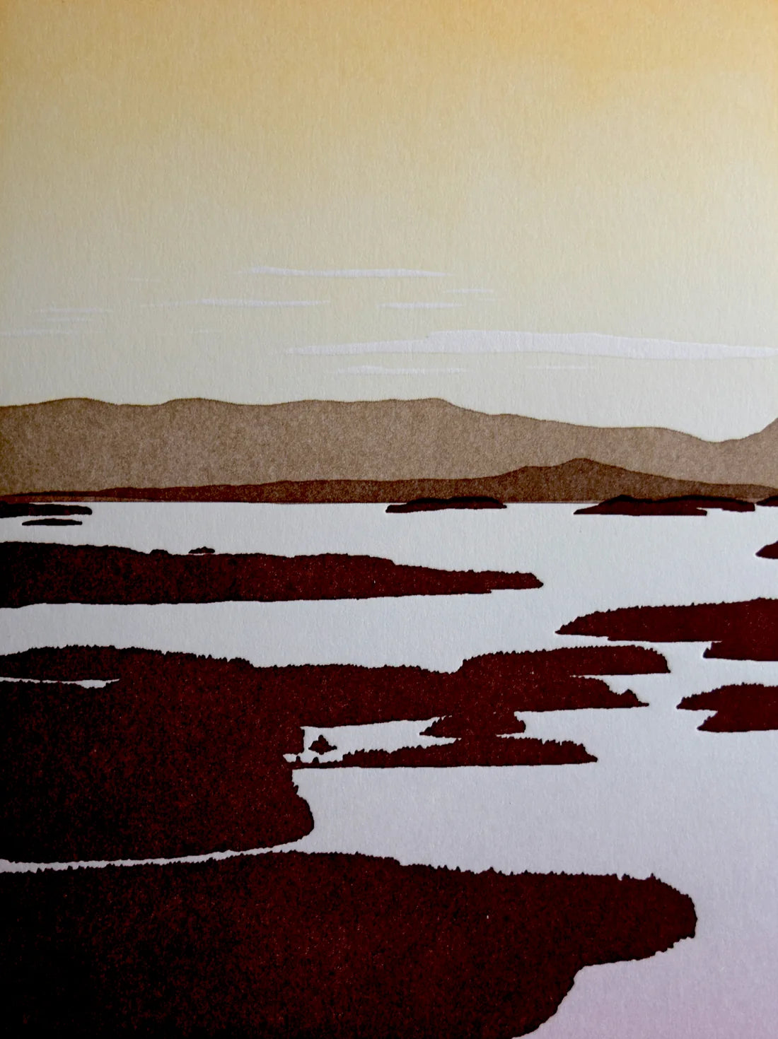 Salish Sea Print by Quail Lane Press
