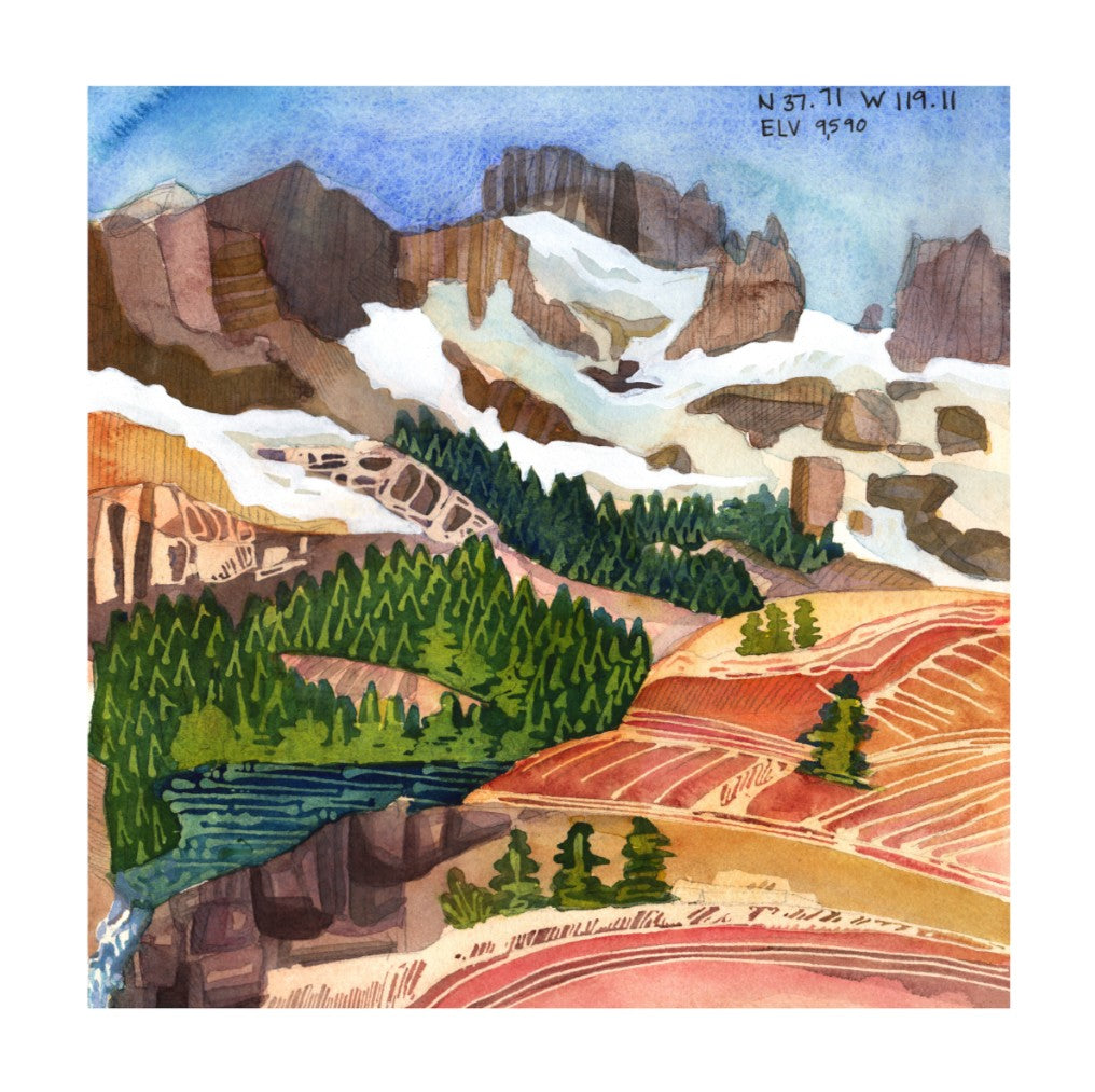 Sierra Views print by Lindsey Fox