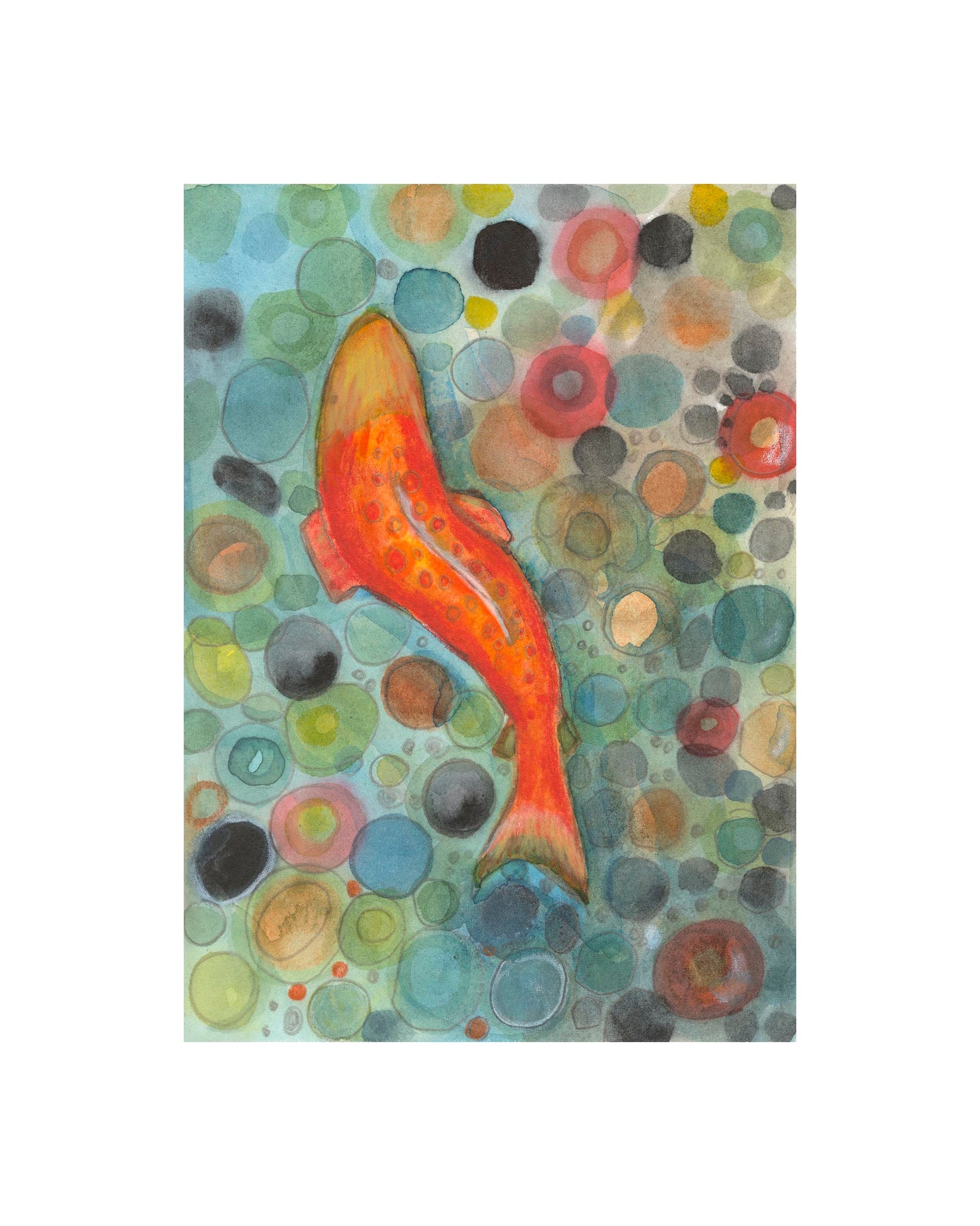 Streambed Print by Kathy Deggendorfer