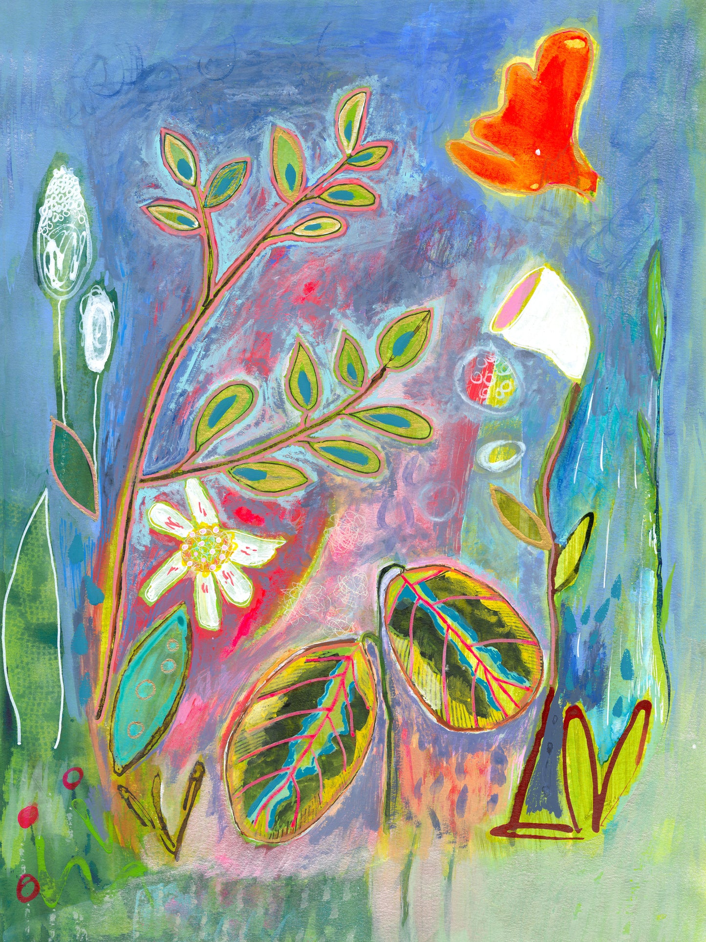 Verdant Haze Print by Jennifer O'Reilly