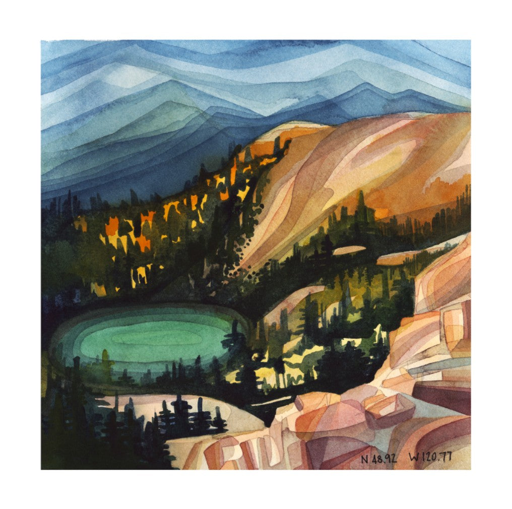 Washington Wilderness print by Lindsey Fox