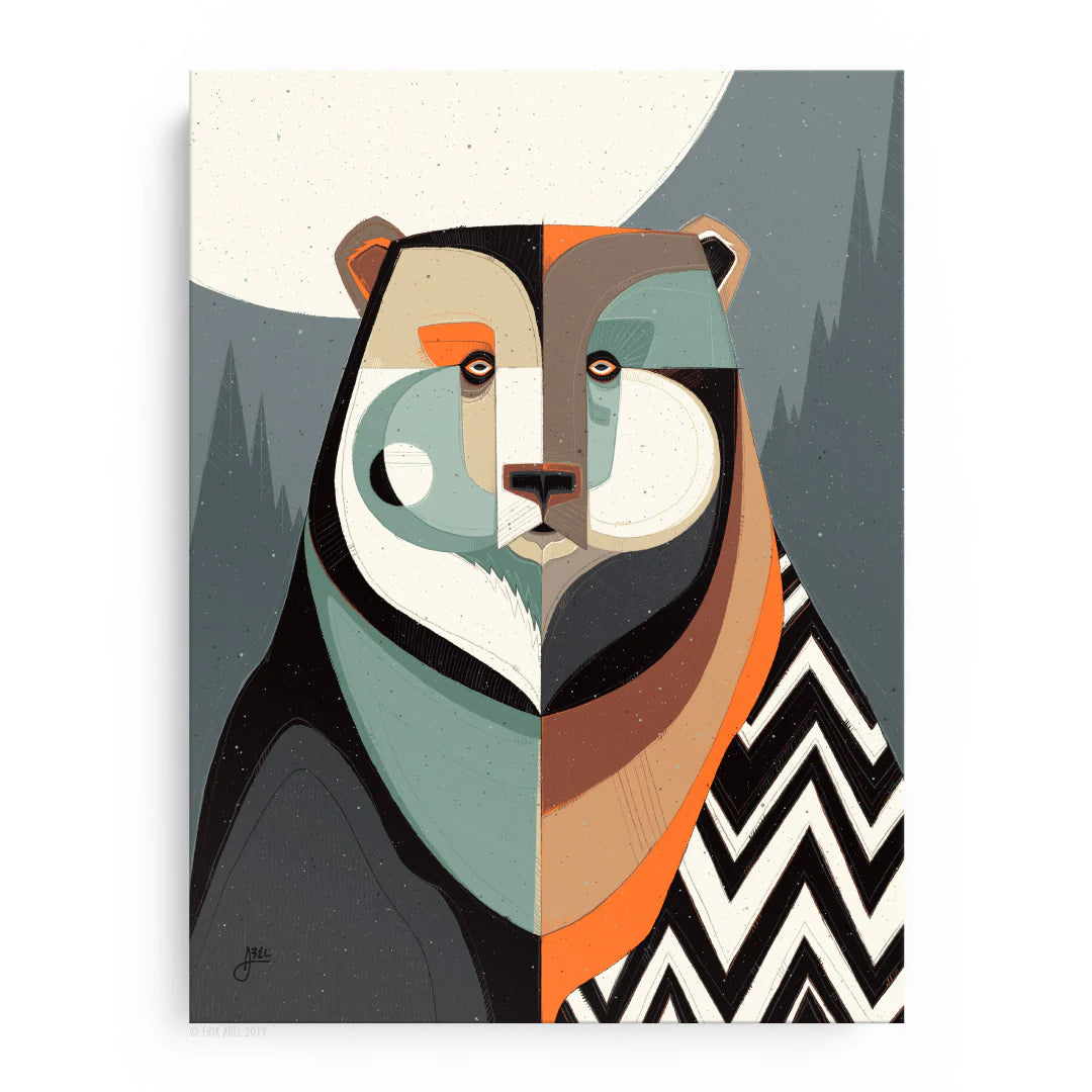 Yogi Print by Erik Abel