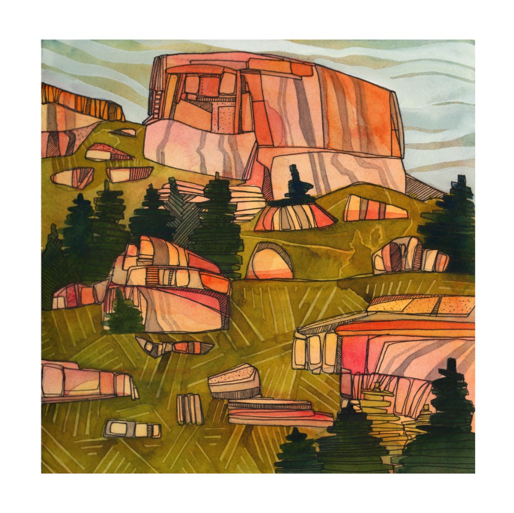 Yosemite Wilderness print by Lindsey Fox