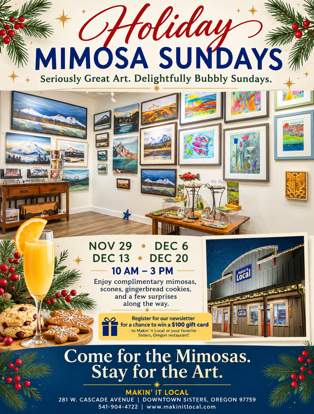 Come for the Mimosas. Stay for the Art.