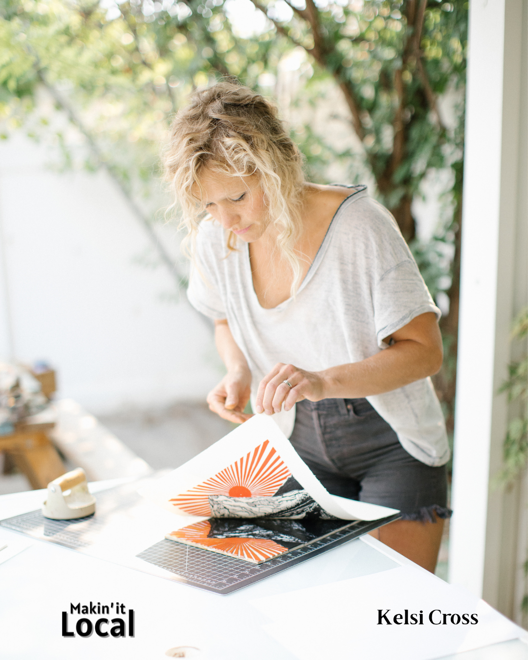 Announcing Kelsi Cross - Central Oregon Artist at Makin' it Local - Sisters, Oregon