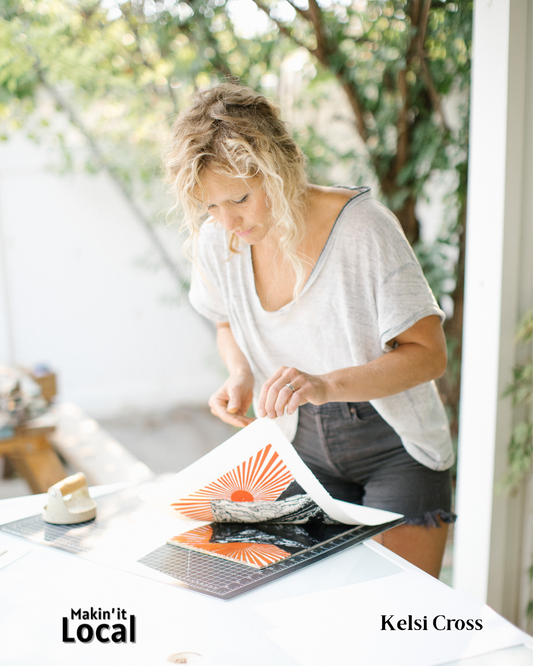 Announcing Kelsi Cross - Central Oregon Artist at Makin' it Local - Sisters, Oregon