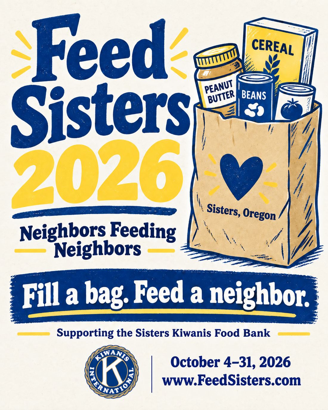Feed Sisters 2026 Challenges Community to Fill the Food Bank Shelves