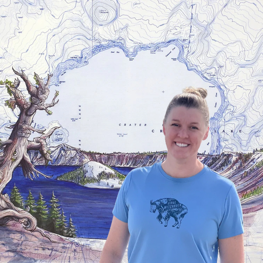 Big mountain energy just landed at Makin’ it Local. Art work of Katie Reim and Final Switchback now available.