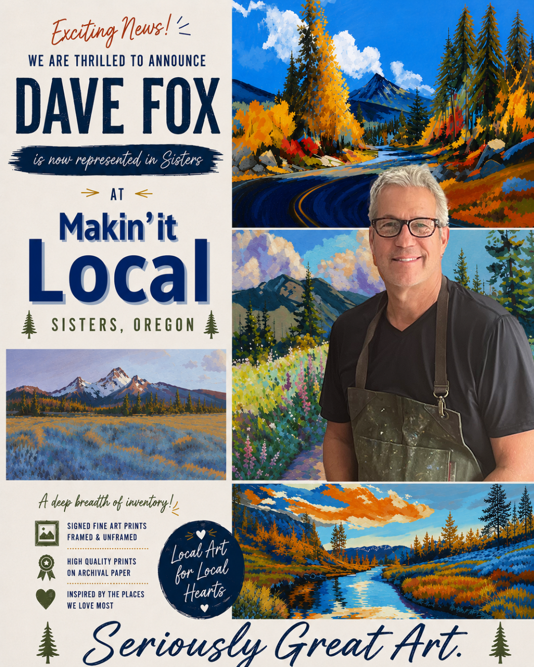 Dave Fox - BIG ART NEWS, SISTERS, OREGON