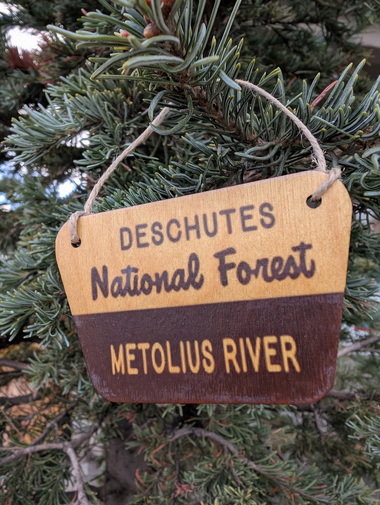 National Forest Sign Ornament