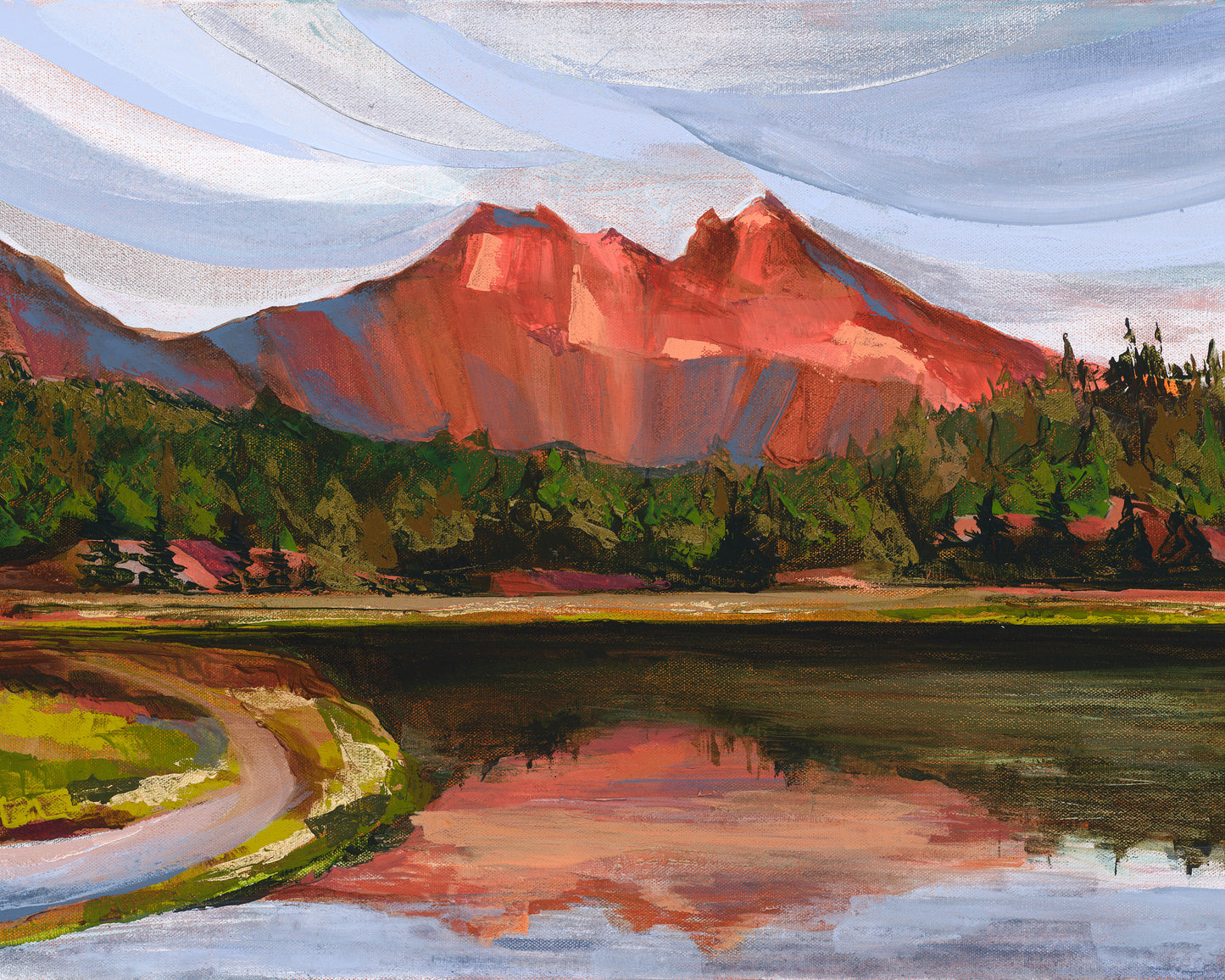 Green Lakes II by Lindsay Gilmore