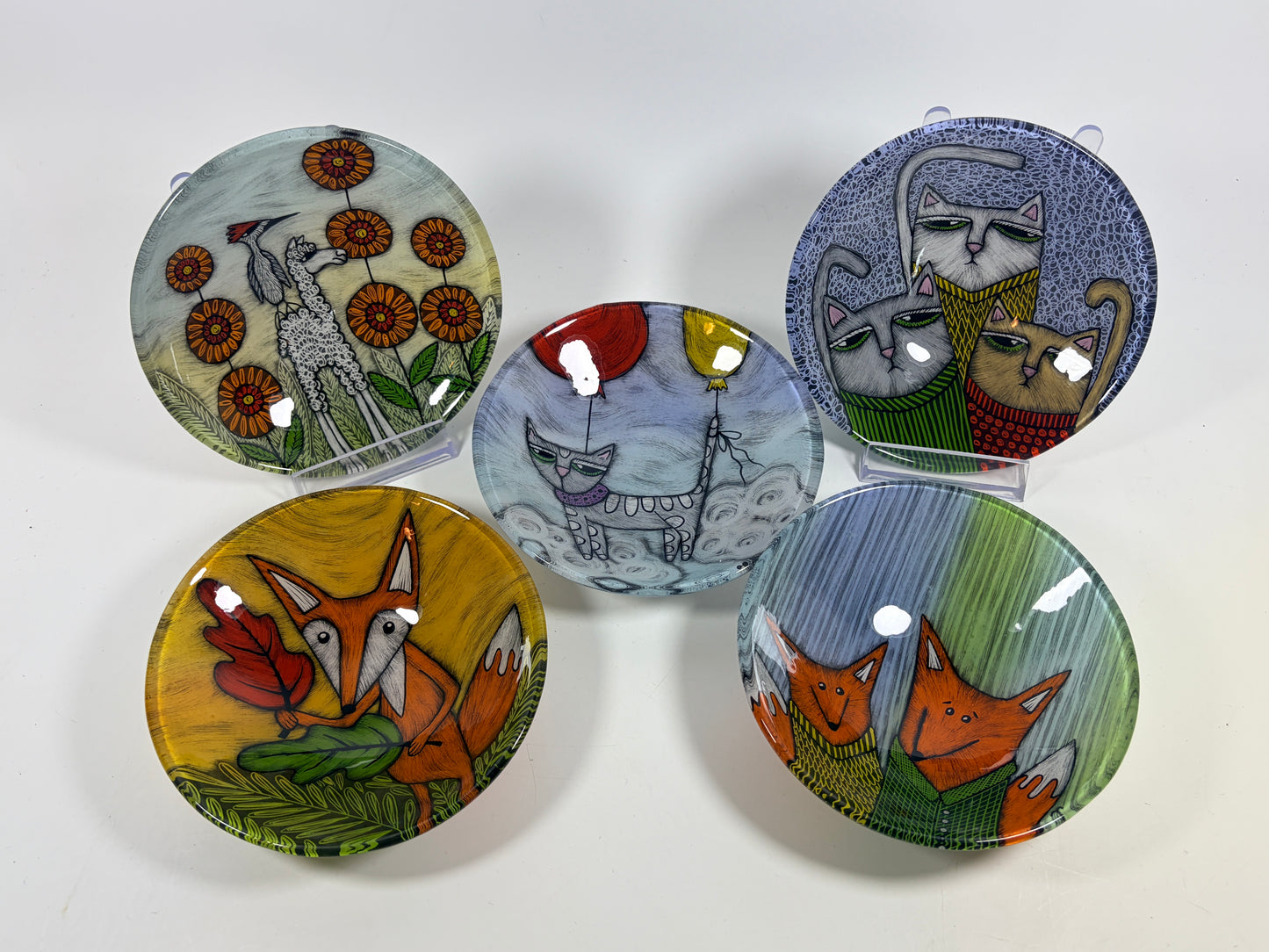 5.5 inch bowl by Silly Dog Art Glass