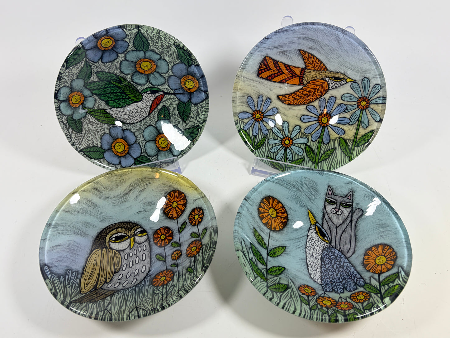 5.5 inch bowl by Silly Dog Art Glass