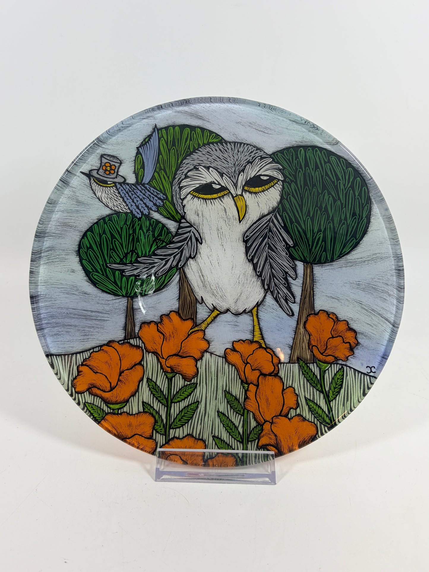 7.5 inch bowl by Silly Dog Art Glass