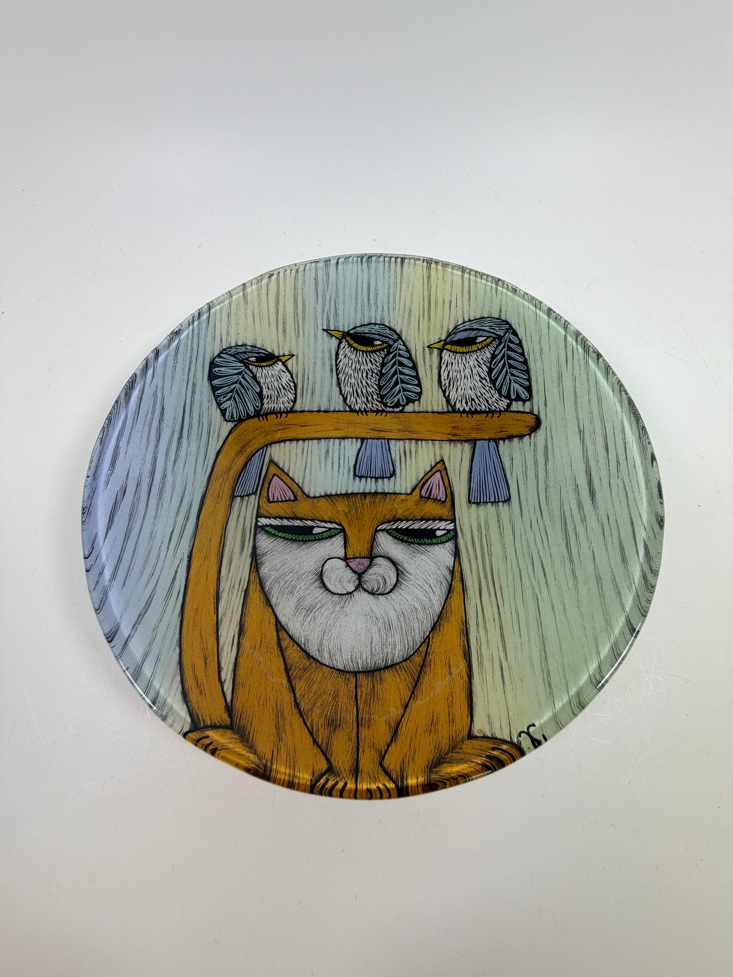 7.5 inch bowl by Silly Dog Art Glass