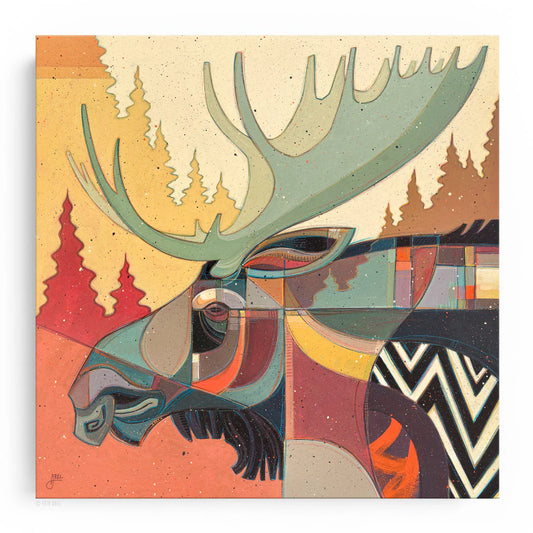 The Moose Print by Erik Abel