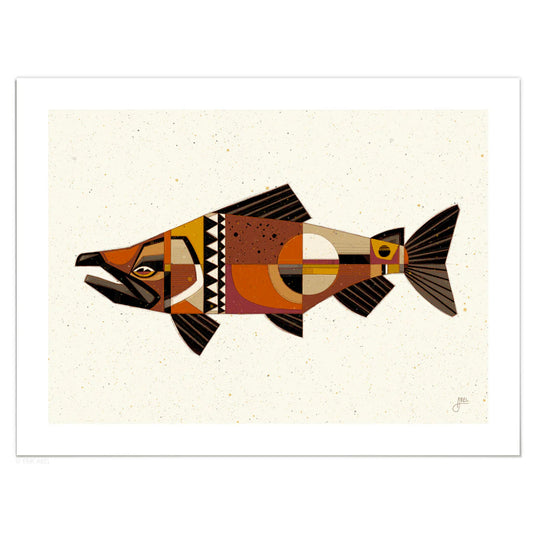 Chinook Print by Erik Abel