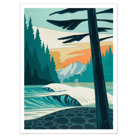 Happy Endings Print by Erik Abel