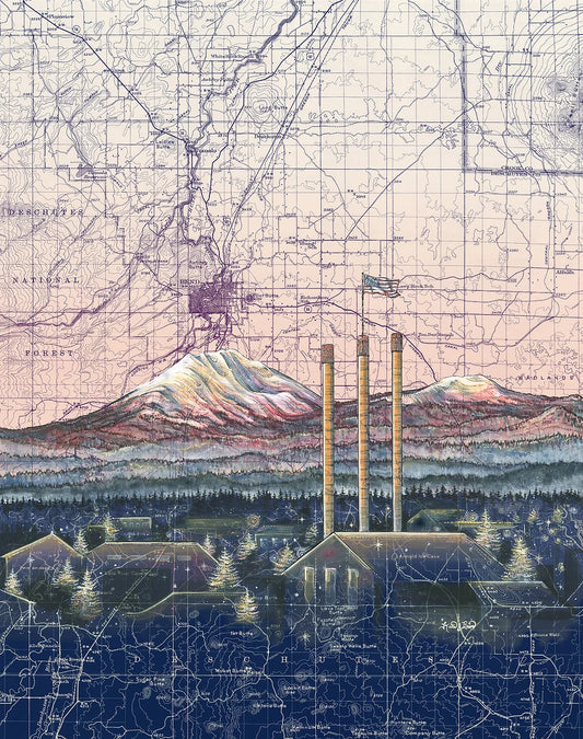 Bend (Oregon) Glow Print by Katie Jeanne Reim / Final Switchback
