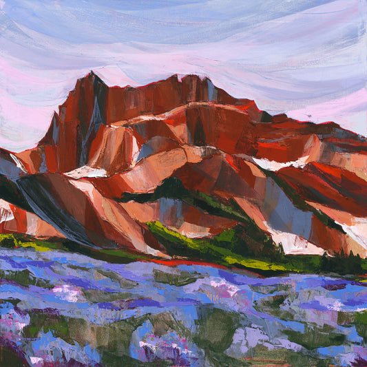 Canyon Creek Meadows Print by Lindsay Gilmore