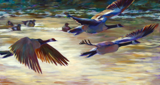 Champagne Flight Print by Susan Luckey Higdon
