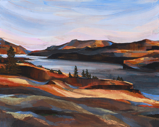 Columbia River Gorge Print by Lindsay Gilmore