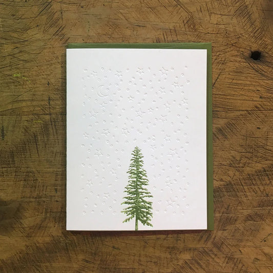 Conifer Tree Letterpress Card Sets by Green Bird Press