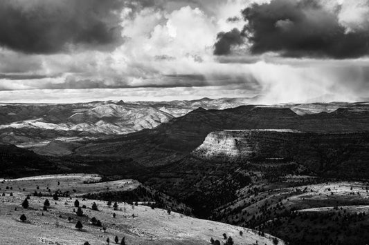 Framed - First Winter Storm - Fine Photography by Christian Murillo