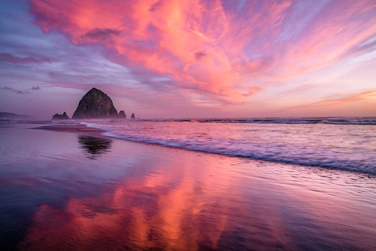 Haystack Rock Sunset by Extreme Oregon