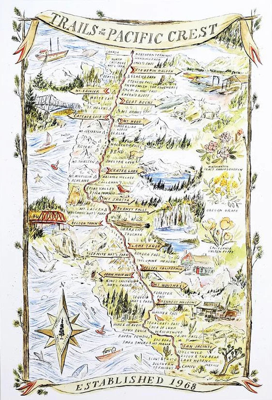 Trails of the Pacific Crest by Hikerbooty