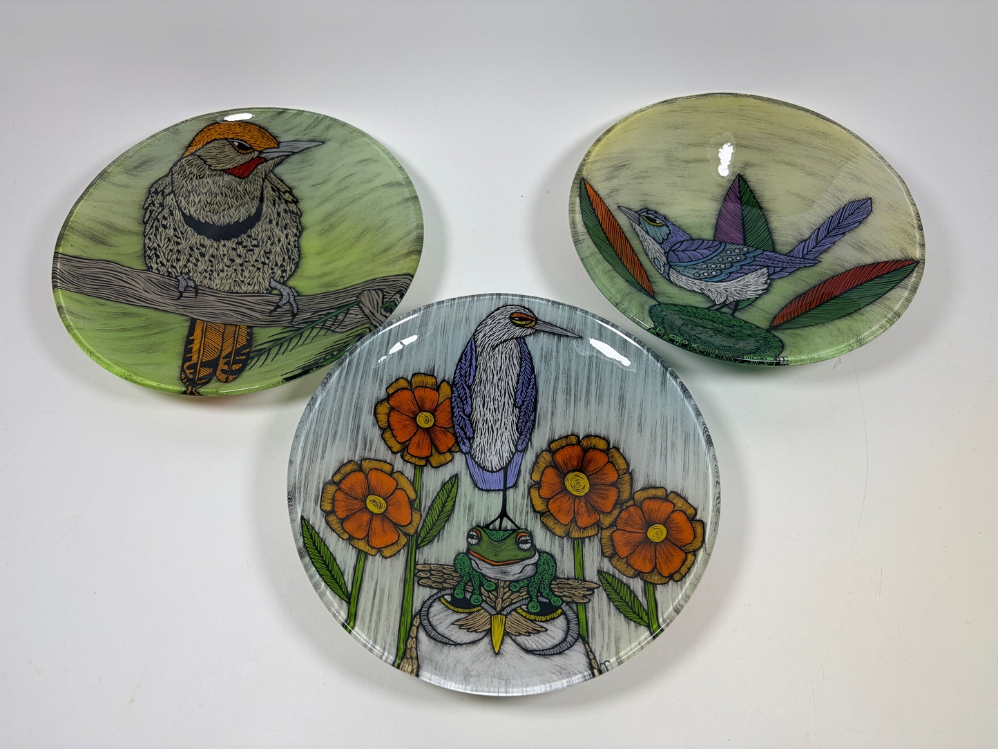 7.5 inch bowl by Silly Dog Art Glass