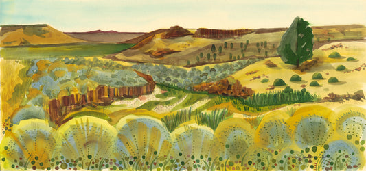 Jenkins Ranch Print by Kathy Deggendorfer